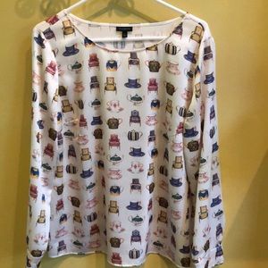 Talbots teacup blouse